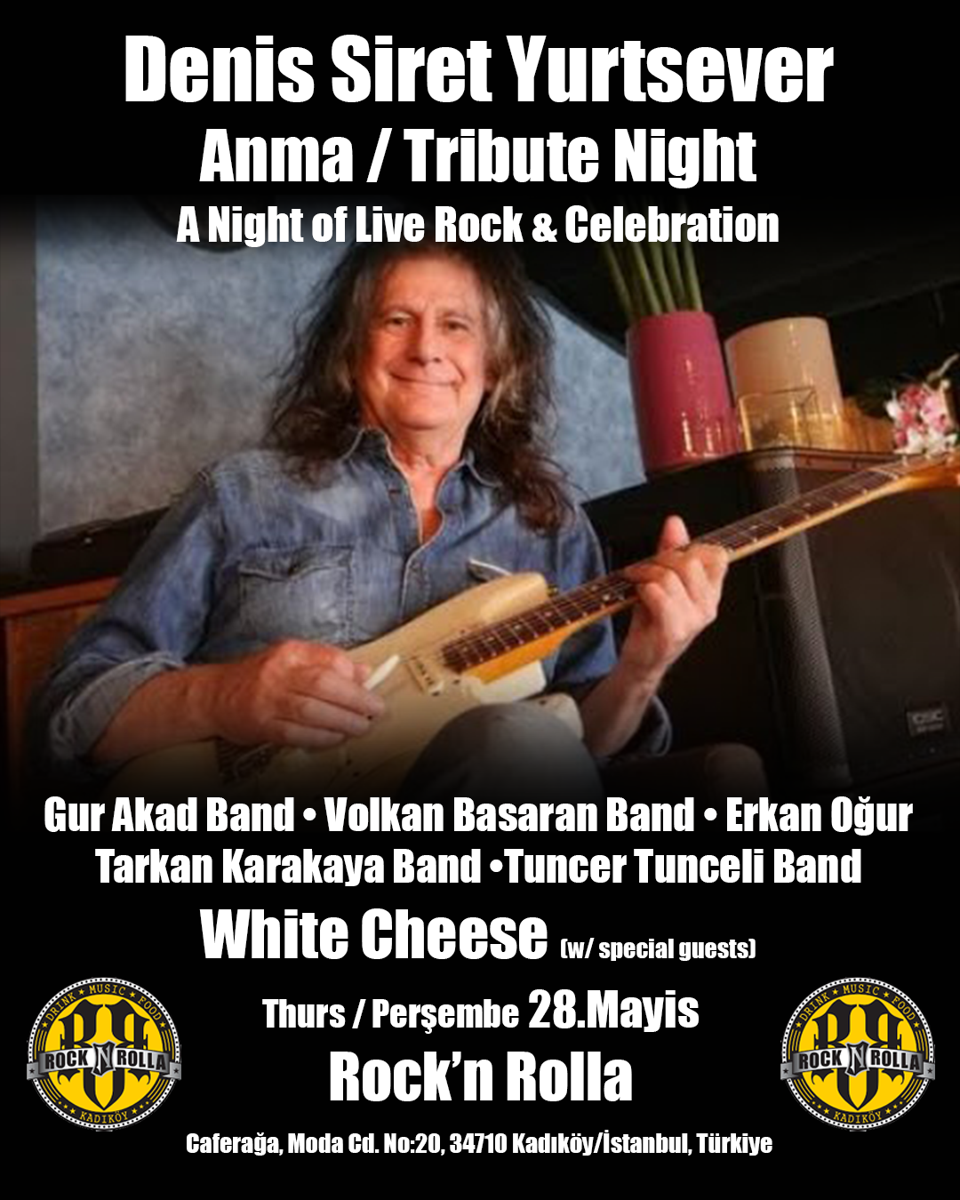 flyer for May 2026 show in Turkey