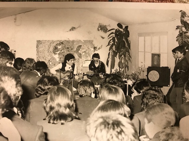 first gig of the band as a duo